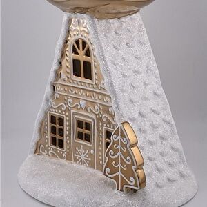 Bath & Body Works Gold and White Holiday House Decor